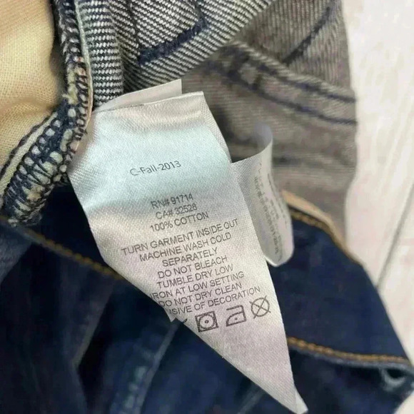 Armani Exchange Dark Wash Size 29 100% Cotton - Picture 7 of 13